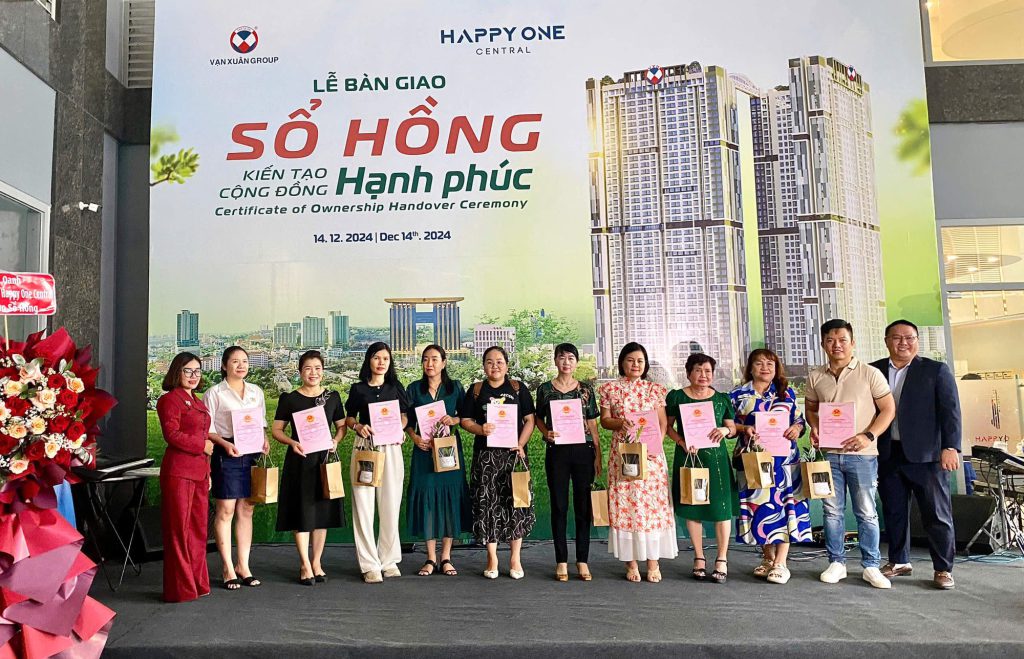 Lễ trao sổ hồng 14/12/2024