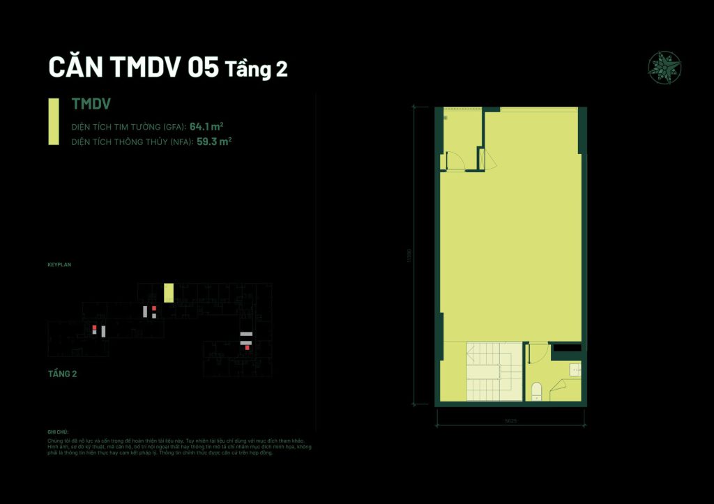 Căn TMDV 05 – tầng 2